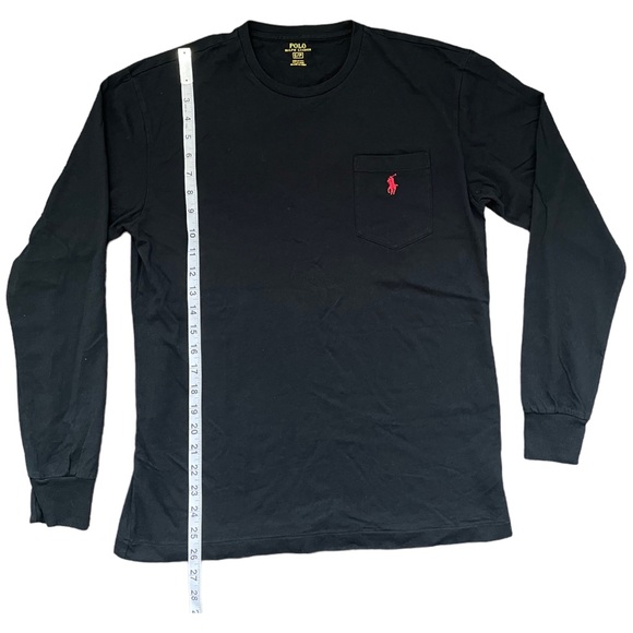 Black Polo Ralph Lauren Long Sleeve Shirt (S) - Picture 3 of 5